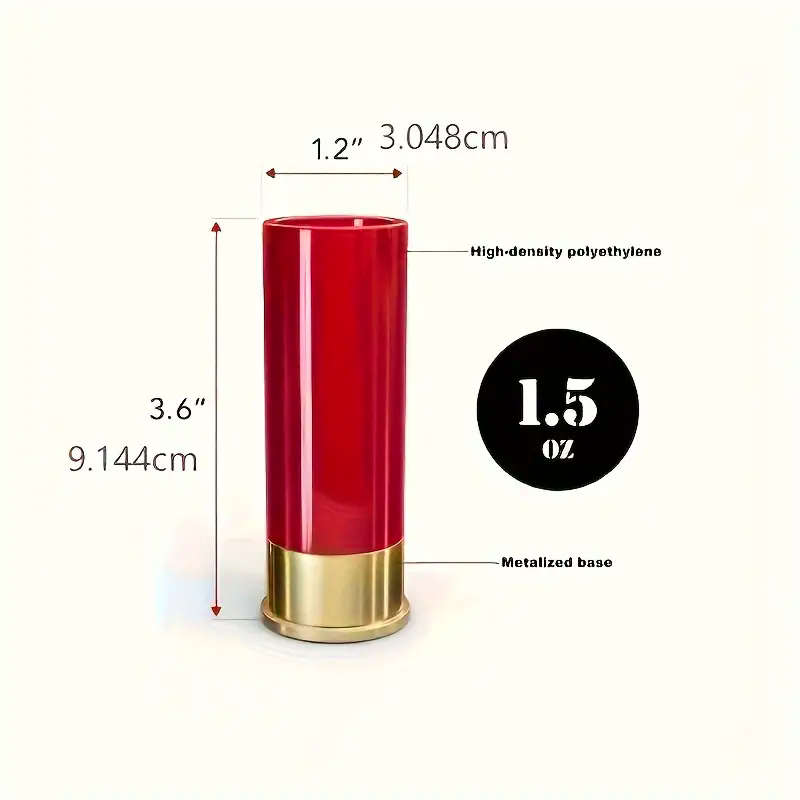 (image for) 12 Gauge Shell Shot Glass, set of 4