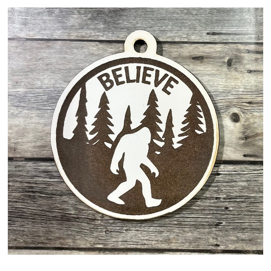 (image for) Bigfoot Ornament, 4"