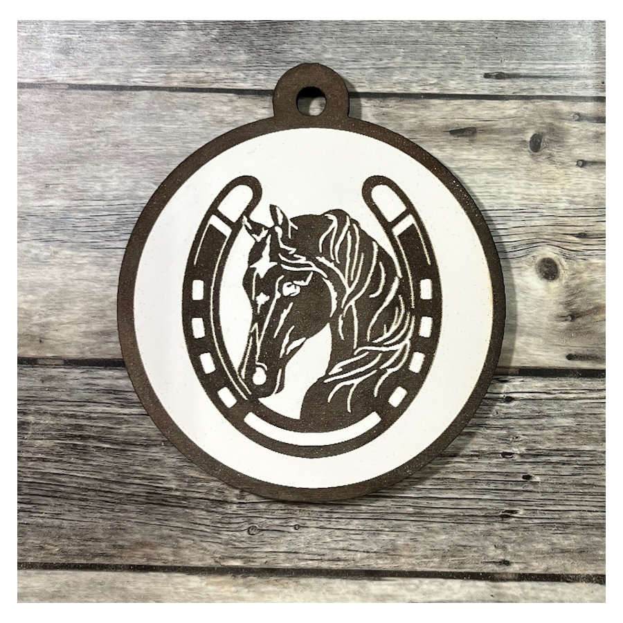 (image for) Horse Head Ornament, 4"