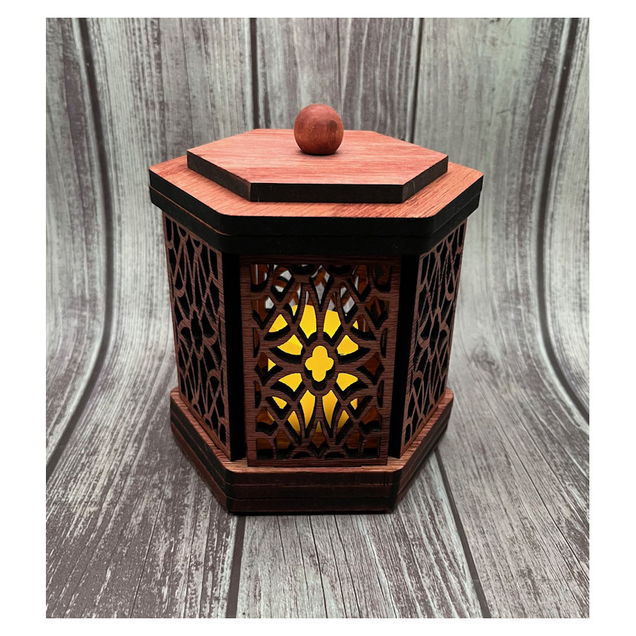 (image for) Oak Tea Light Candle Holder