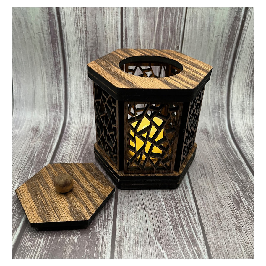 (image for) Oak Tea Light Candle Holder