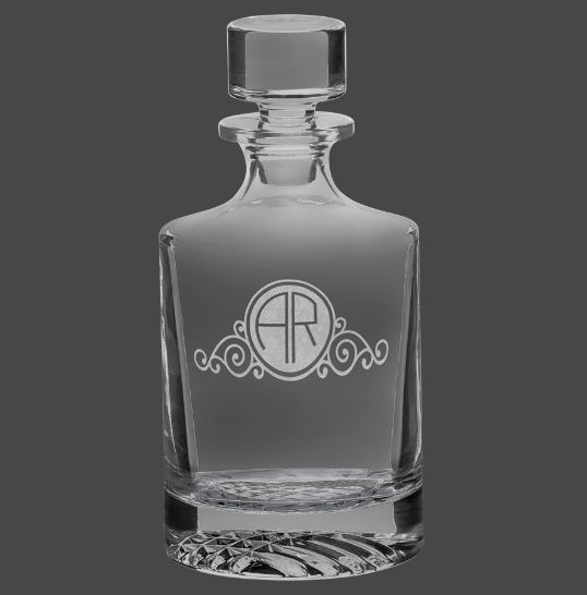 (image for) DC401 - 850ml Round Glass Decanter with Gift Box