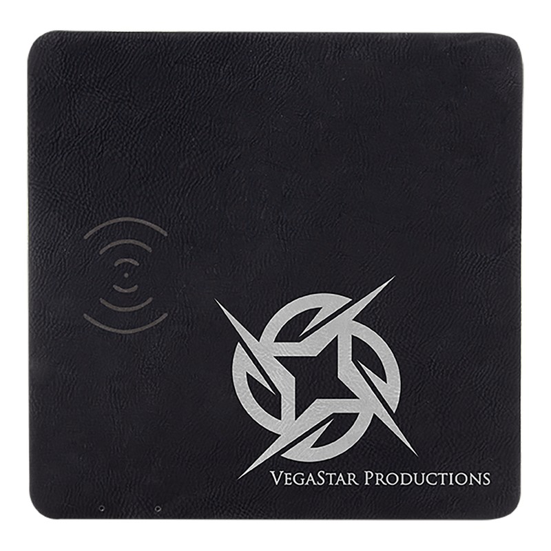 (image for) 8" x 8" Laserable Leatherette Phone Charging Mat