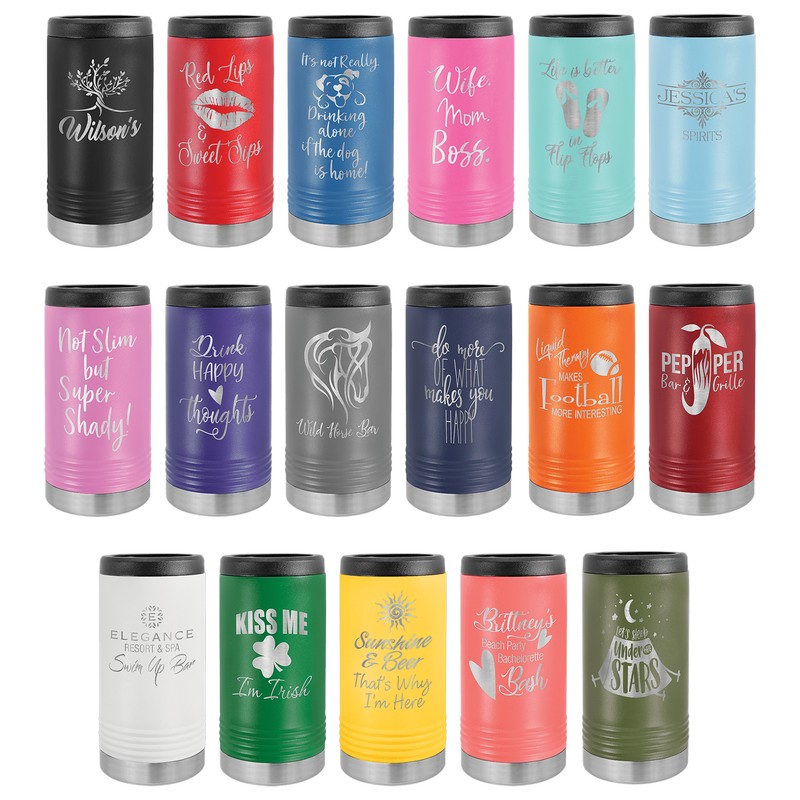 (image for) Polar Camel Insulated Slim Beverage Can Holder