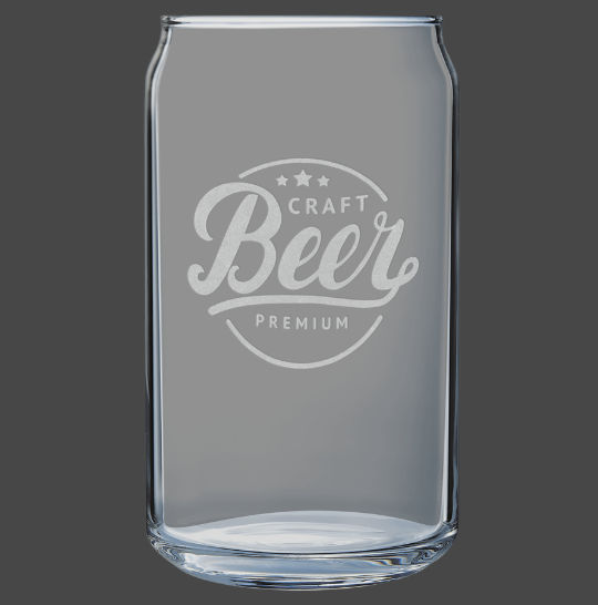 (image for) 16 oz. Can Glass