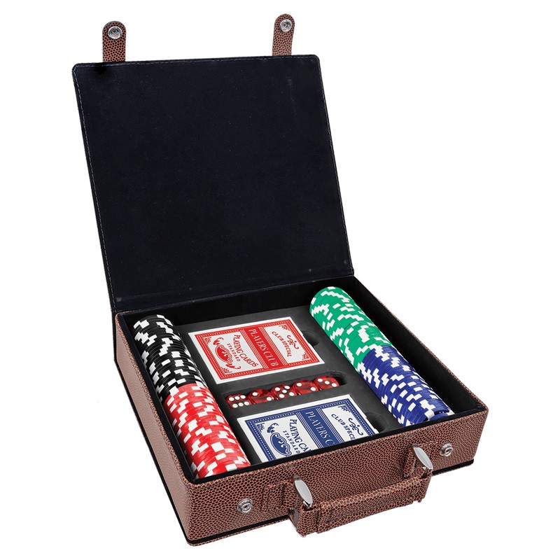 (image for) Leatherette 100 Chip Poker Set