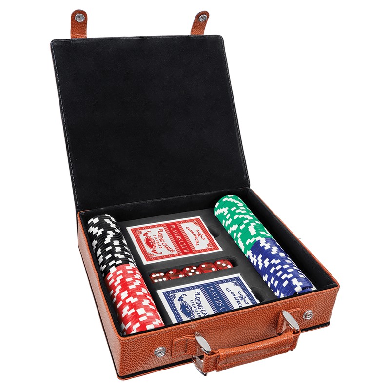 (image for) Leatherette 100 Chip Poker Set