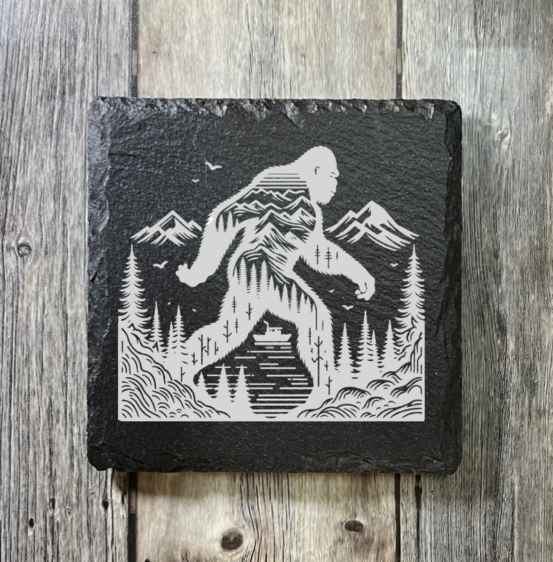 (image for) 4" x 4" square Slate Coaster