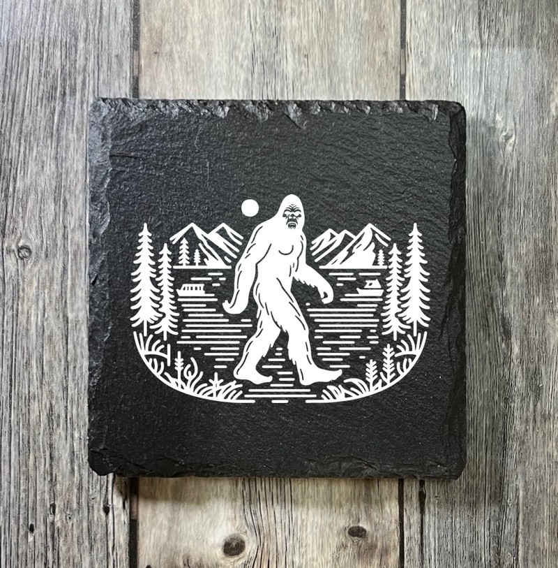 (image for) 4" x 4" square Slate Coaster