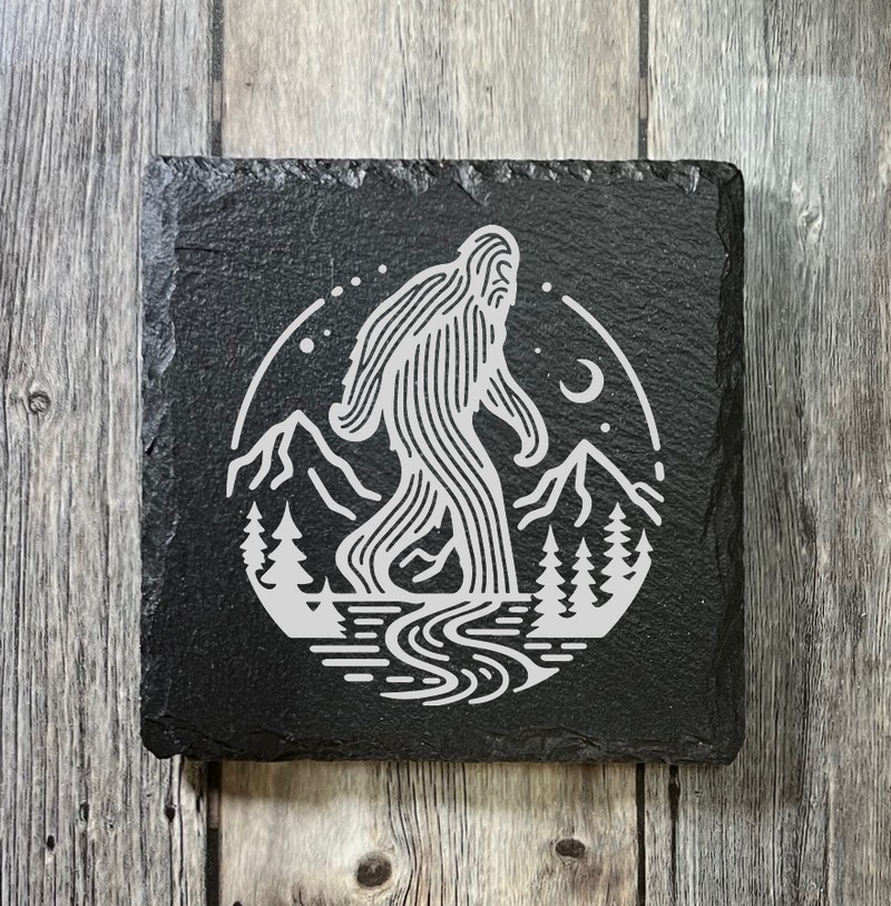 (image for) 4" x 4" square Slate Coaster