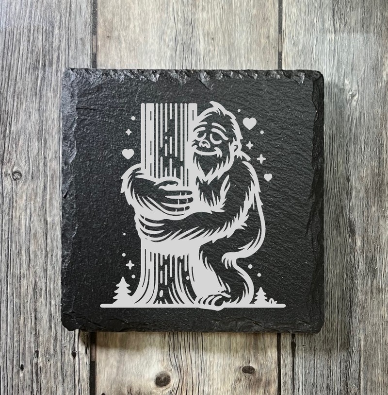 (image for) 4" x 4" square Slate Coaster