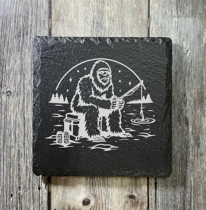 (image for) 4" x 4" square Slate Coaster