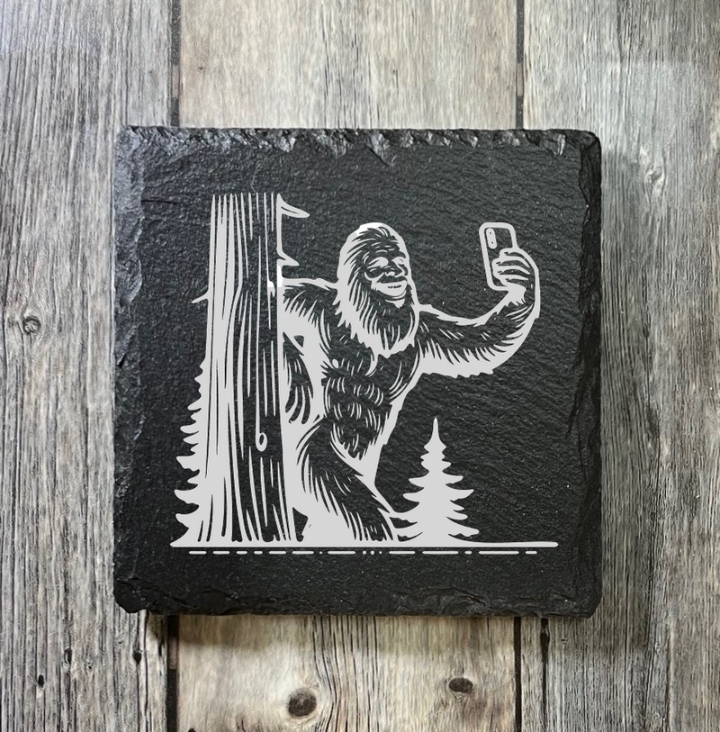 (image for) 4" x 4" square Slate Coaster