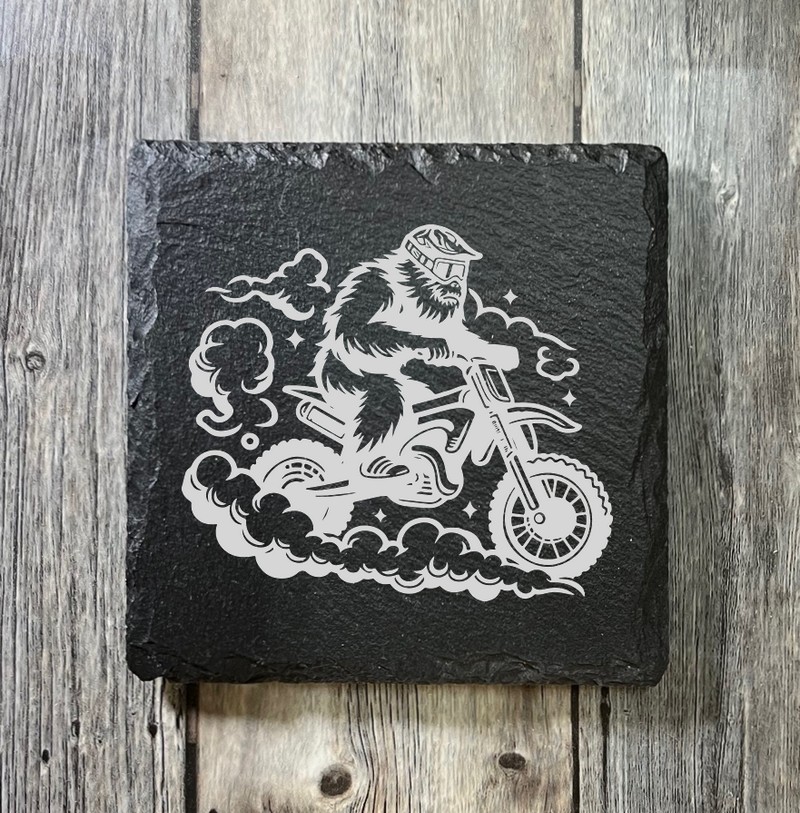 (image for) 4" x 4" square Slate Coaster