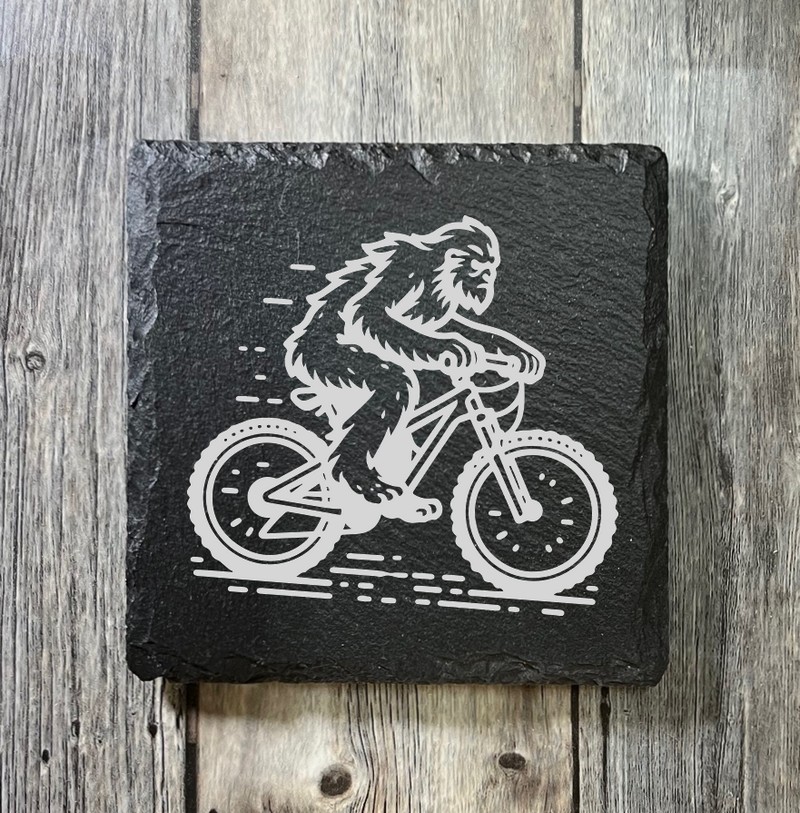 (image for) 4" x 4" square Slate Coaster