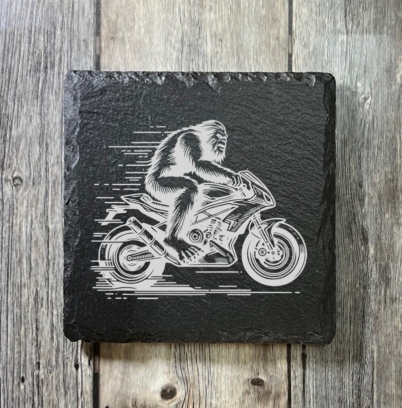 (image for) 4" x 4" square Slate Coaster