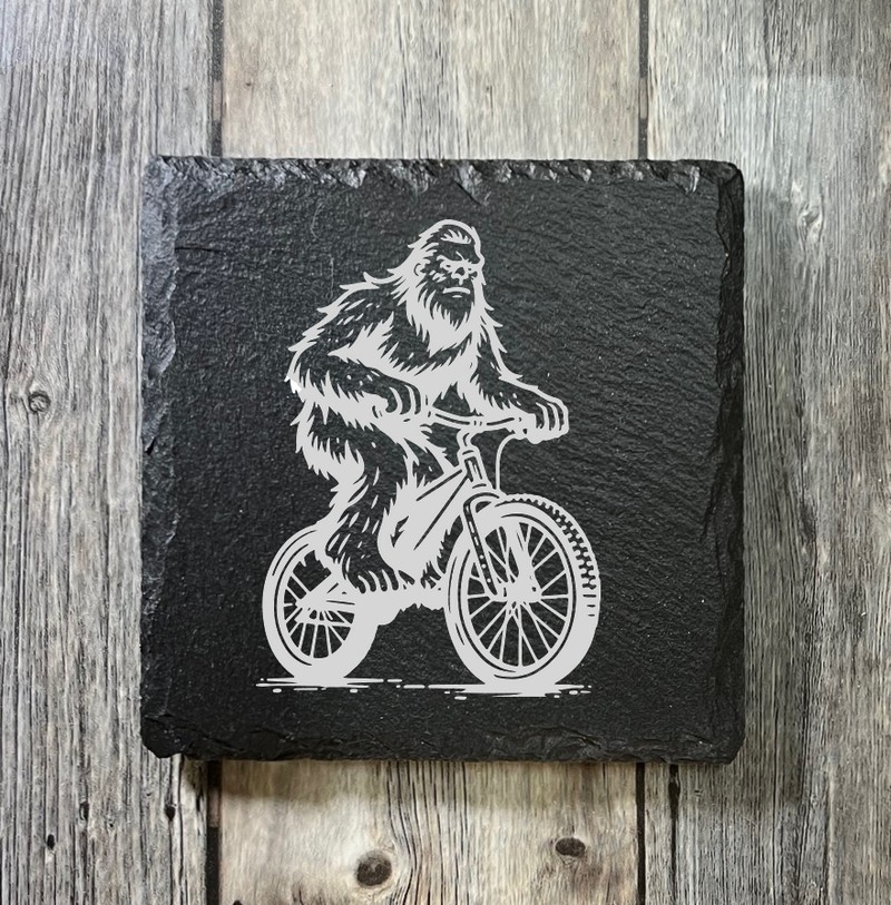 (image for) 4" x 4" square Slate Coaster