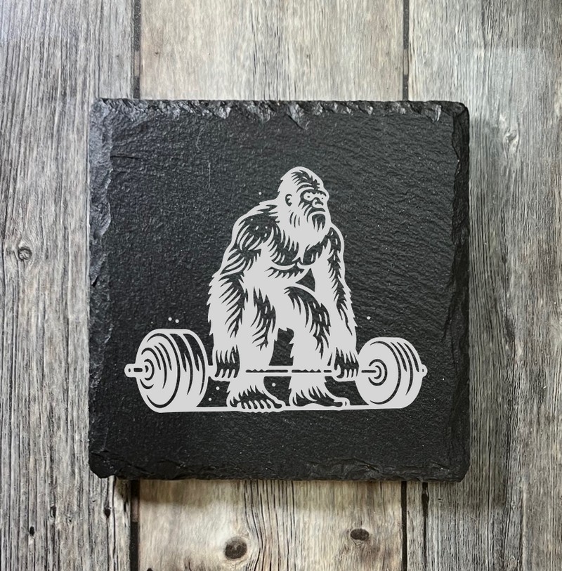 (image for) 4" x 4" square Slate Coaster