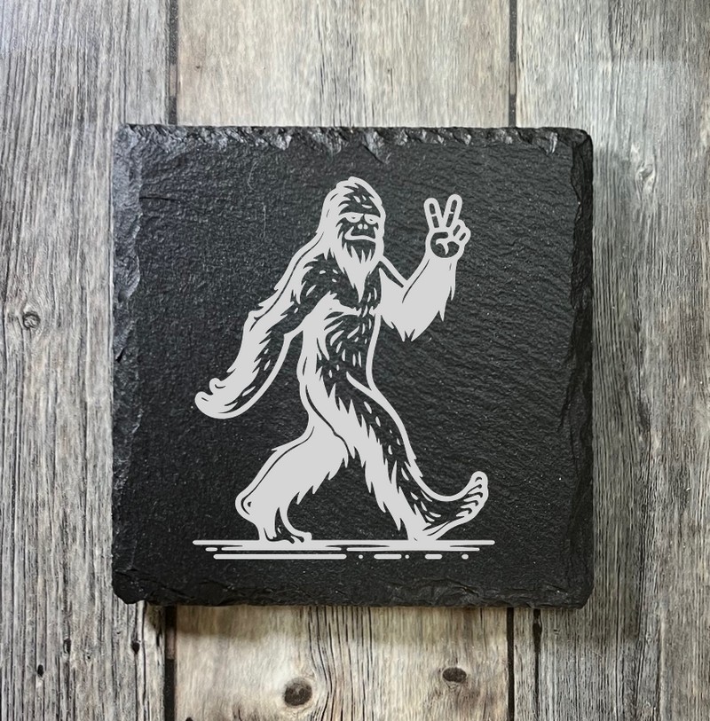 (image for) 4" x 4" square Slate Coaster