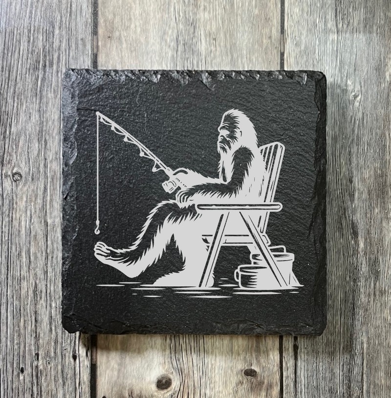 (image for) 4" x 4" square Slate Coaster