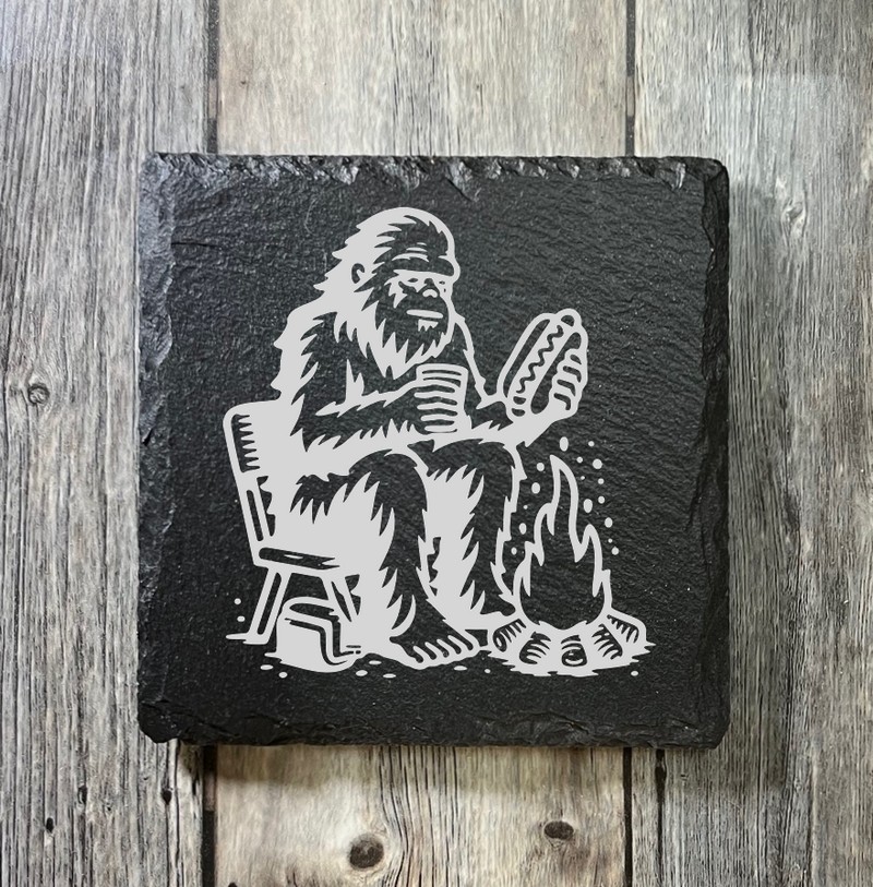 (image for) 4" x 4" square Slate Coaster