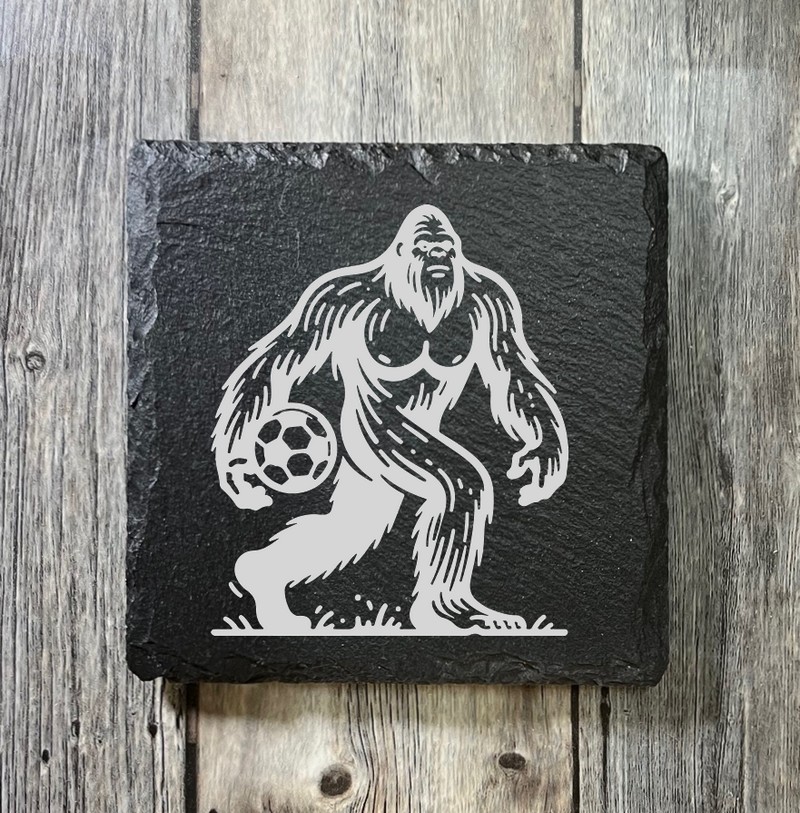 (image for) 4" x 4" square Slate Coaster