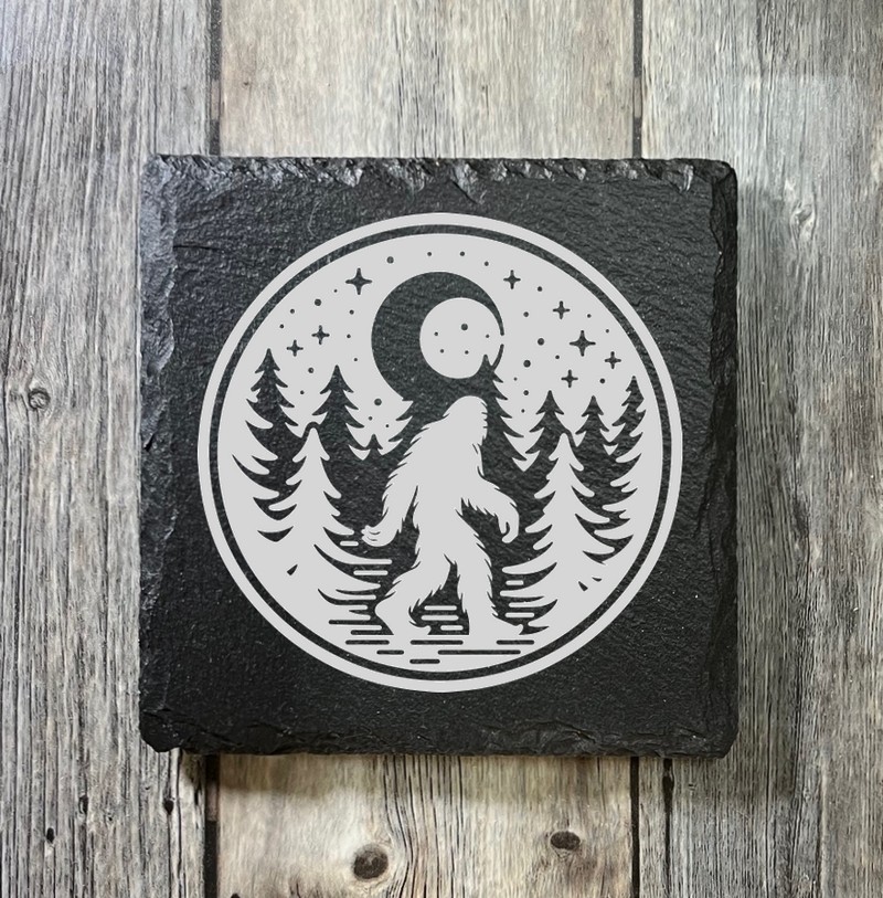 (image for) 4" x 4" square Slate Coaster