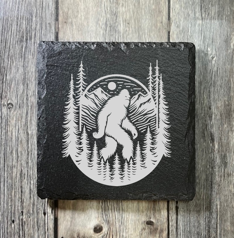 (image for) 4" x 4" square Slate Coaster