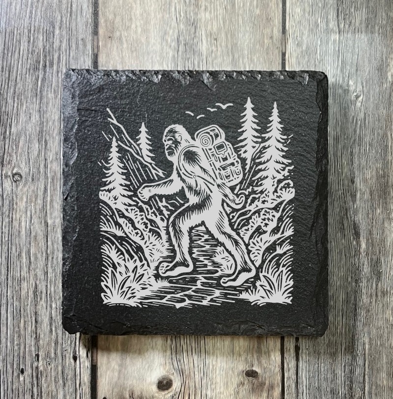 (image for) 4" x 4" square Slate Coaster