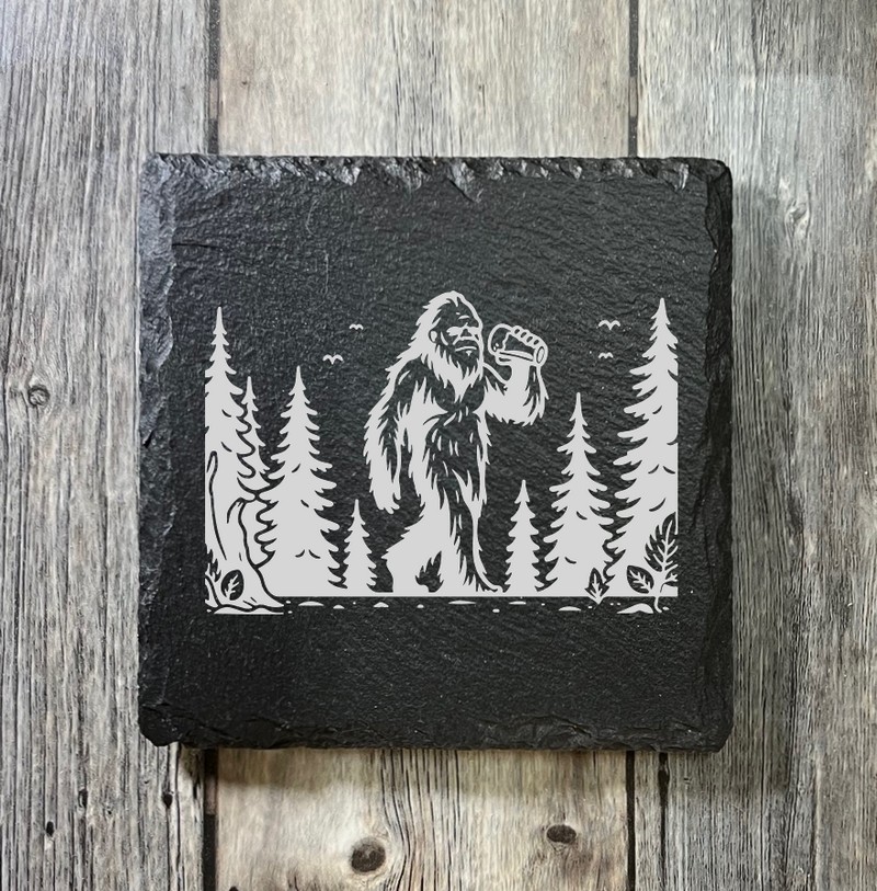 (image for) 4" x 4" square Slate Coaster