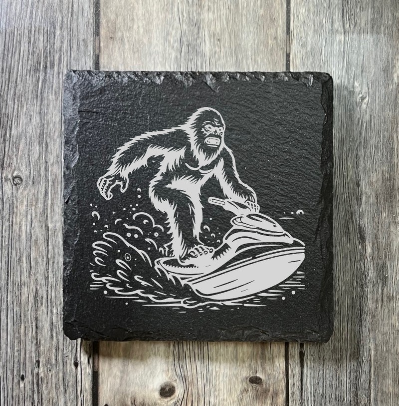 (image for) 4" x 4" square Slate Coaster