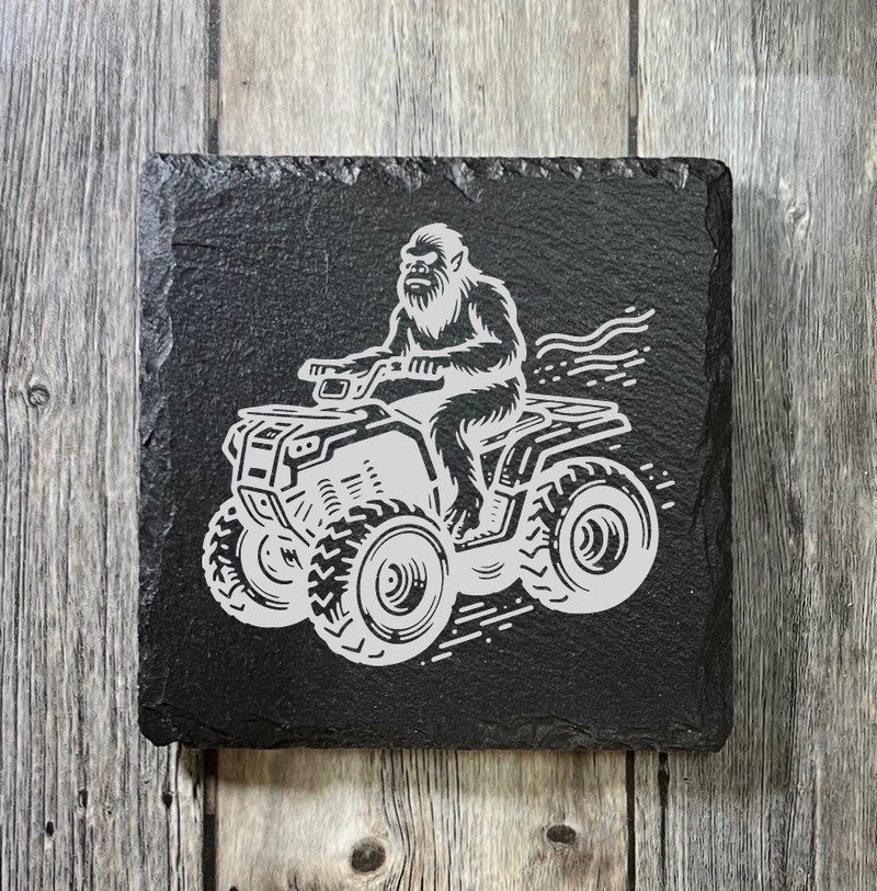 (image for) 4" x 4" square Slate Coaster