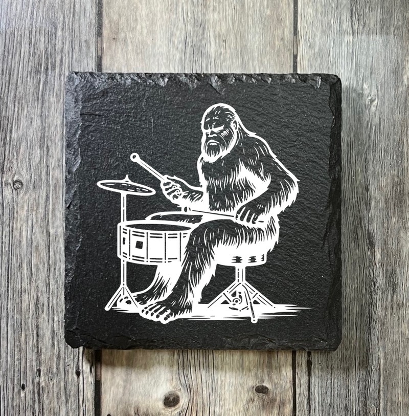 (image for) 4" x 4" square Slate Coaster