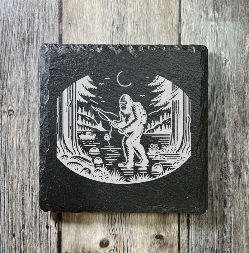 (image for) 4" x 4" square Slate Coaster