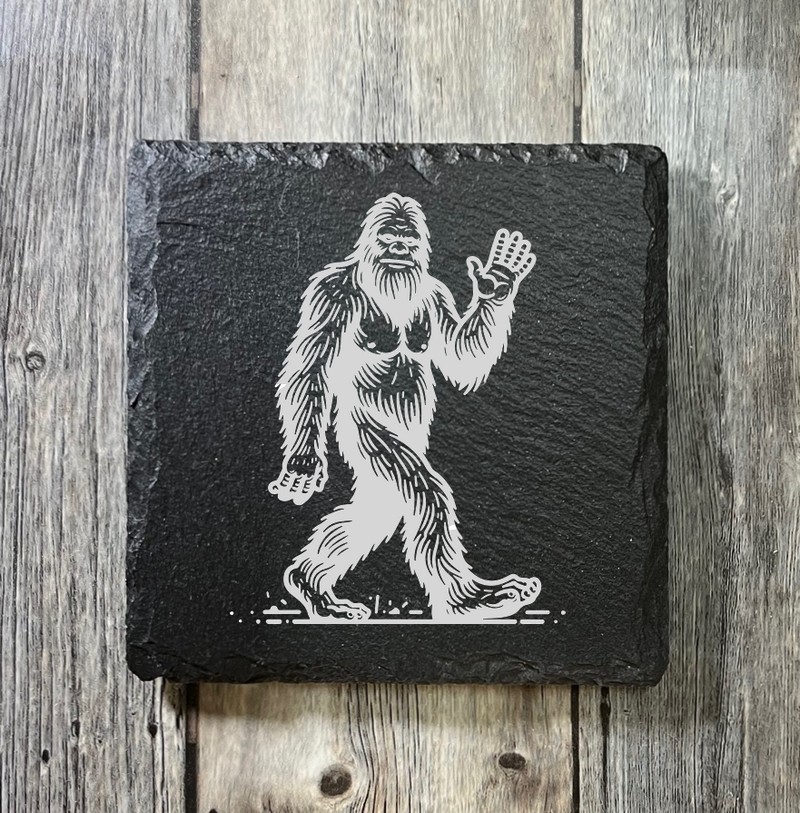 (image for) 4" x 4" square Slate Coaster