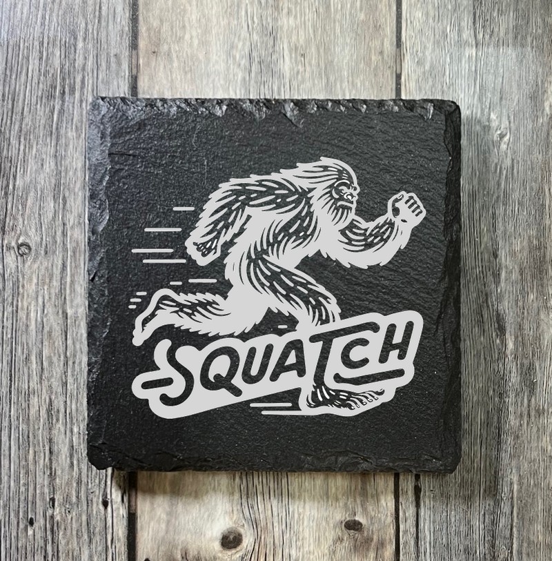 (image for) 4" x 4" square Slate Coaster