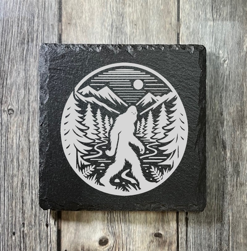 (image for) 4" x 4" square Slate Coaster