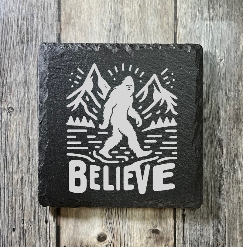 (image for) 4" x 4" square Slate Coaster