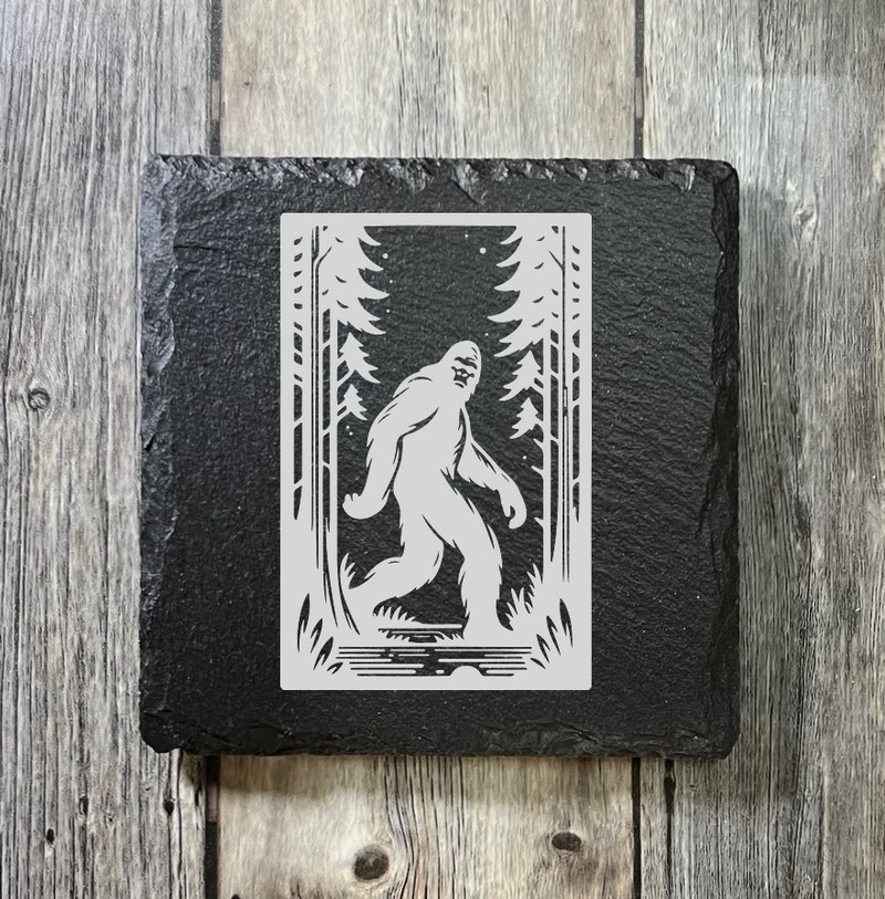 (image for) 4" x 4" square Slate Coaster