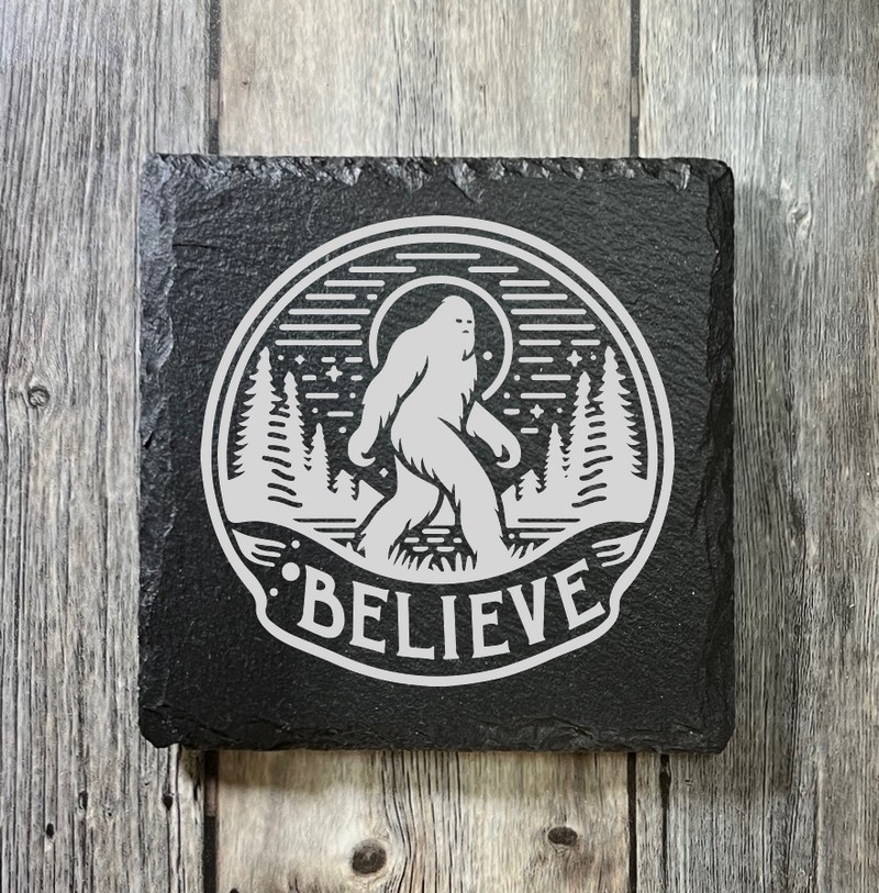 (image for) 4" x 4" square Slate Coaster