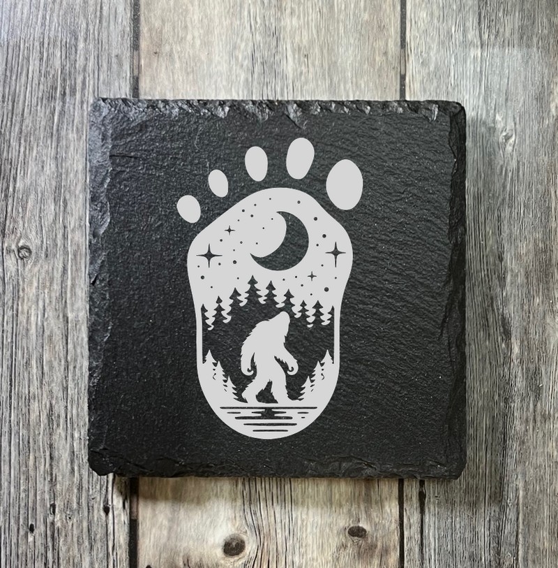 (image for) 4" x 4" square Slate Coaster