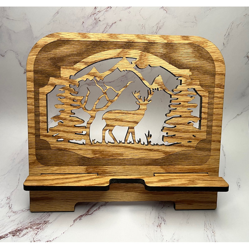 (image for) Tablet Holder - Deer Scene