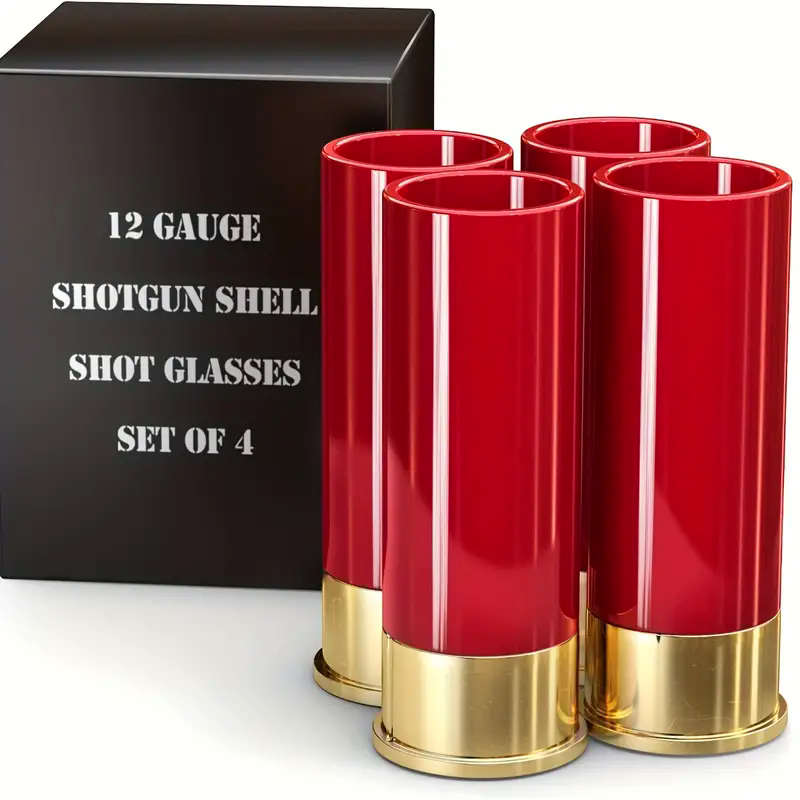 (image for) 12 Gauge Shell Shot Glass, set of 4