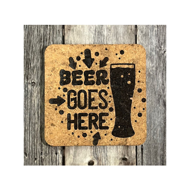 (image for) 4" Cork Coasters, set of 4. - Click Image to Close