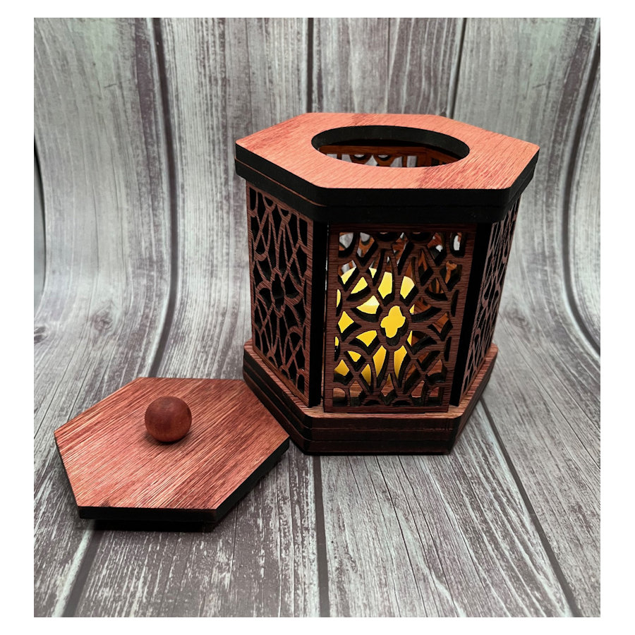 (image for) Oak Tea Light Candle Holder