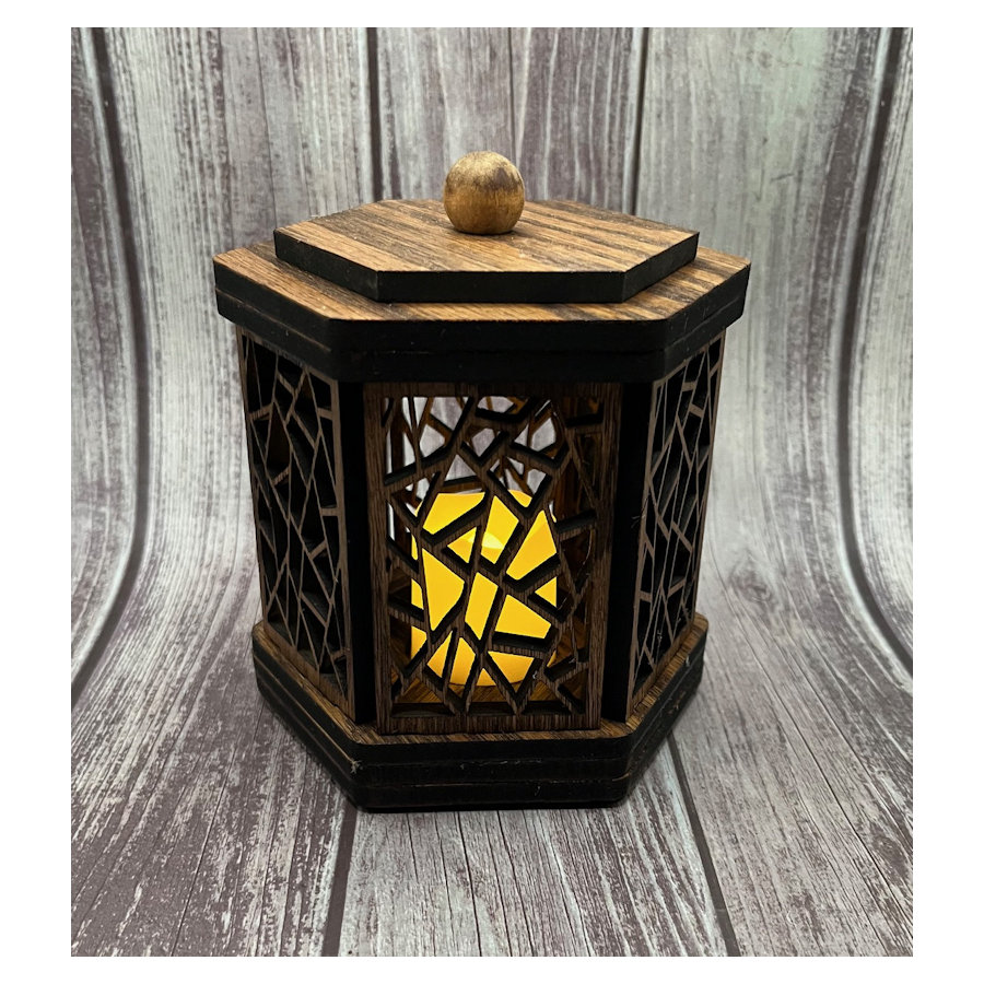 (image for) Oak Tea Light Candle Holder