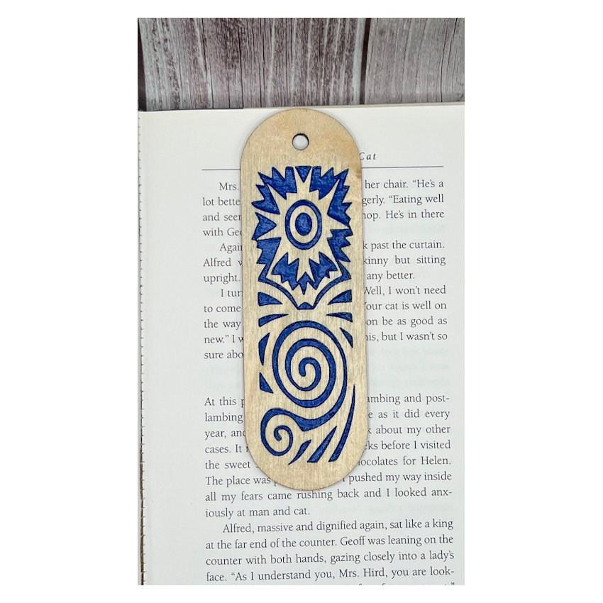 (image for) Bookmark, Wood, 5" high