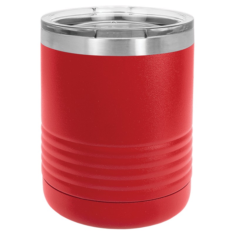 (image for) Polar Camel 10 oz. Insulated Ringneck Tumbler w/clear lid