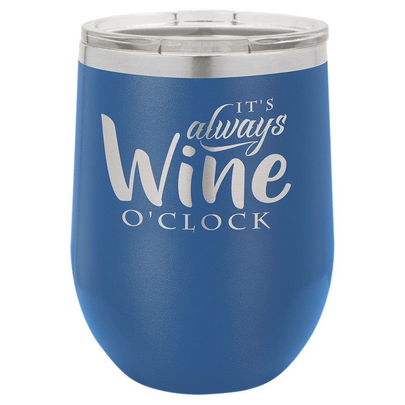 (image for) Polar Camel 12 oz. Vacuum Insulated Stemless Wine Tumbler with Lid