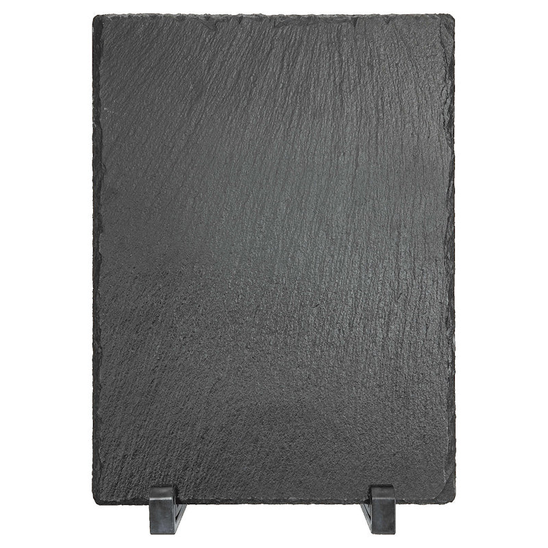 (image for) 7" x 5" Rectangle Slate Decor with Plastic Feet